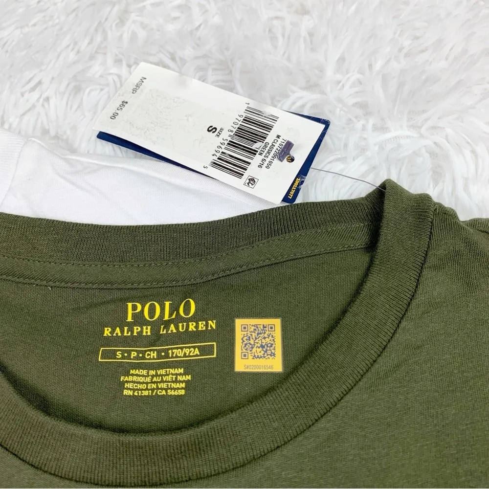 Polo‎ Ralph Lauren set of 2 men long sleeve crew neck t-shirt classic fit